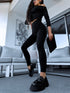 THERMO leggings "PERFECT BODY LM819" - BLACK PRE-ORDER